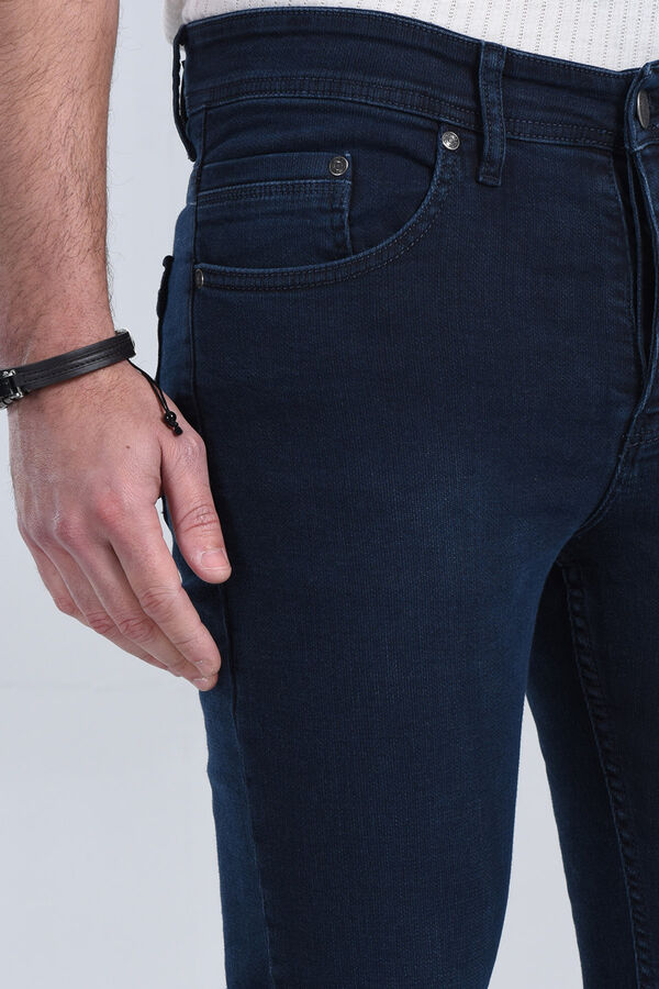 Erkek Açık Mavi Slim Fit Denim - 3