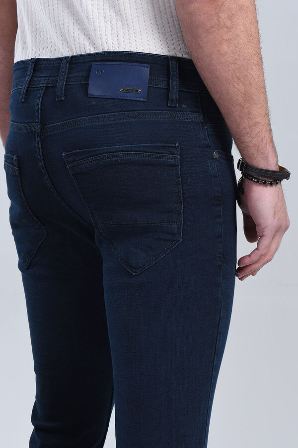 Erkek Açık Mavi Slim Fit Denim - 4