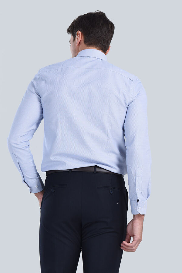 Erkek Lacivert Slim Fit Gömlek - 5