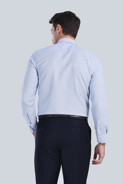 Erkek Lacivert Slim Fit Gömlek
