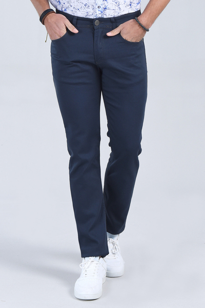 M Store - Erkek Antrasit Slim Fit Chino Pantolon