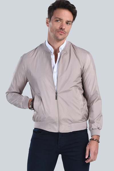 M Store - Erkek Bej Modern Fit Mont