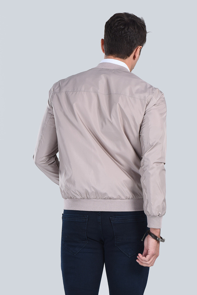 Erkek Bej Modern Fit Mont