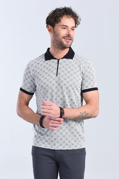 Erkek Beyaz Polo Yaka Regular T-Shirt
