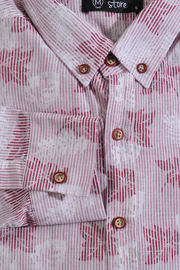 Erkek Bordo Gömlek - 3
