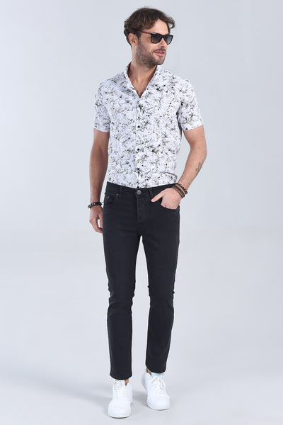 Erkek Fume Slim Fit Denim