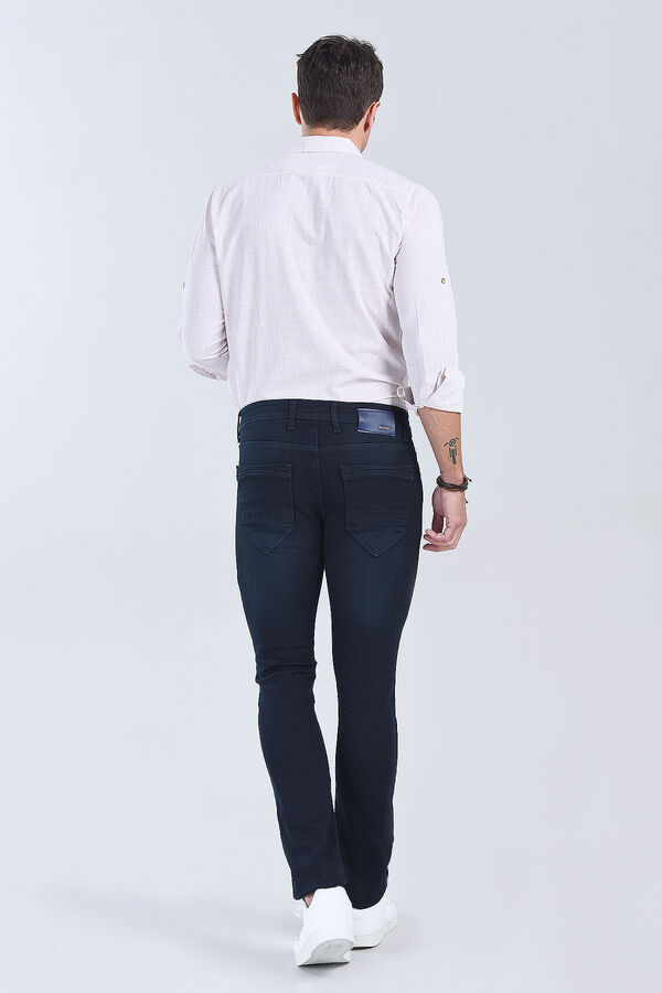 Erkek Haki Slim Fit Denim - 4