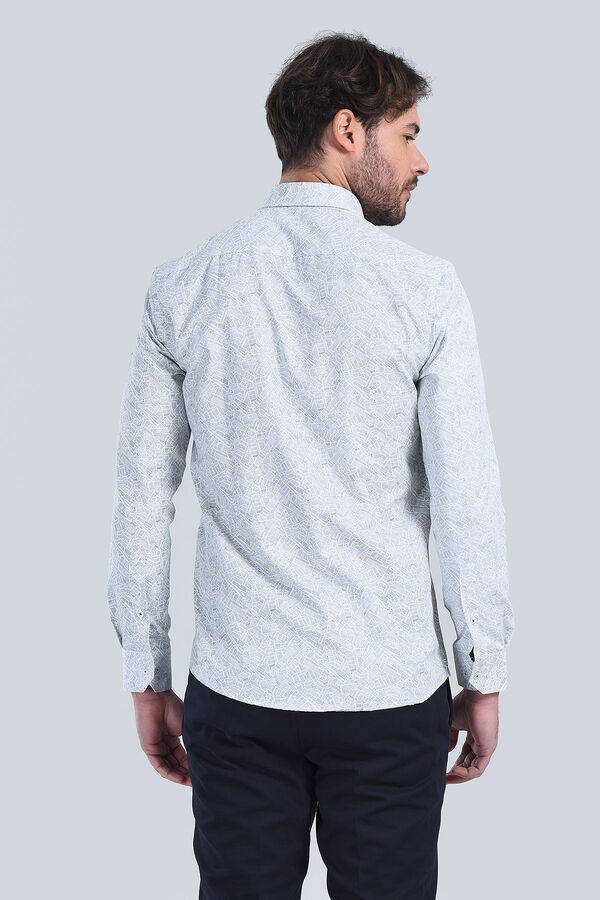 Erkek Haki Slim Fit Gömlek - 5