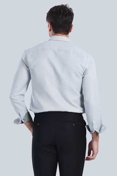 Erkek Haki Slim Fit Gömlek