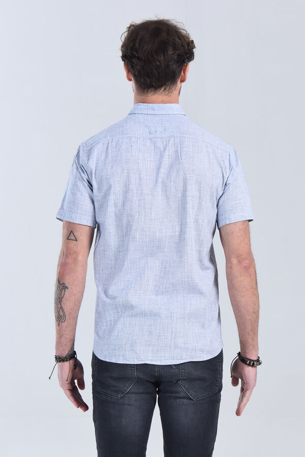 Erkek  Lacivert Gömlek - 5