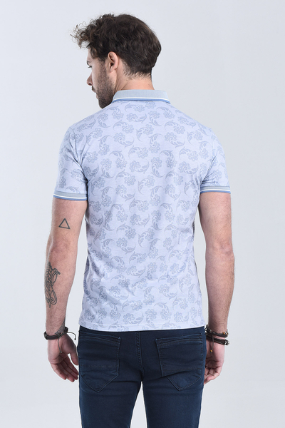 Erkek Lacivert Polo Yaka Regular T-Shirt