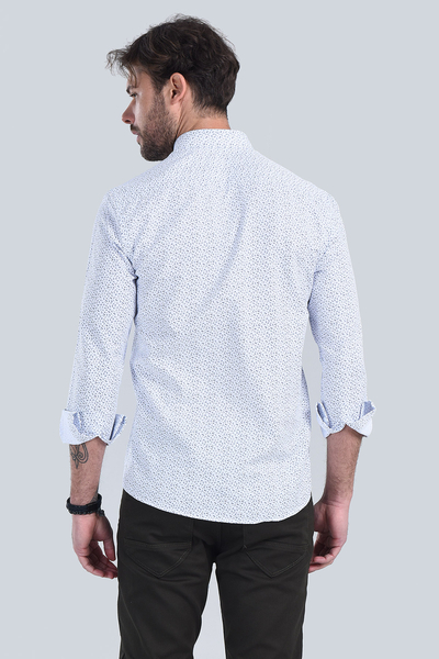 Erkek Lacivert Slim Fit Gömlek