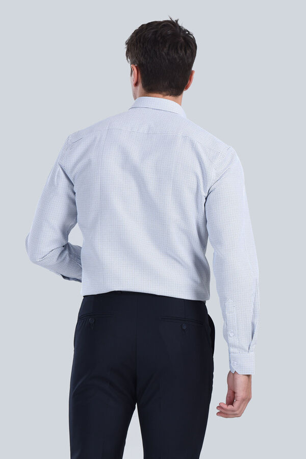 Erkek Lacivert Slim Fit Gömlek - 5