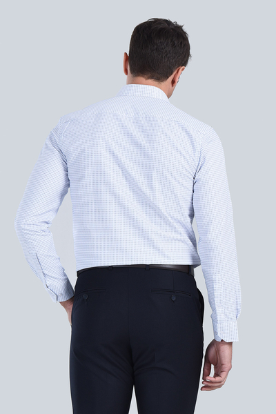 Erkek Lacivert Slim Fit Gömlek