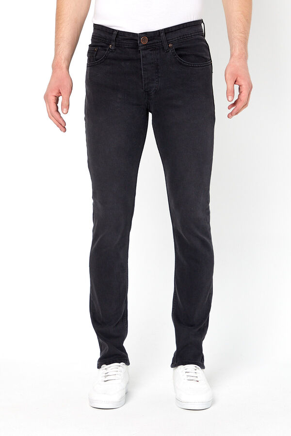 LYCRALI  SLIM DENIM PANTOLON PROTON-K5120-GRİ - 2