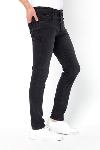 LYCRALI SLIM DENIM PANTOLON PROTON-K5120-GRİ