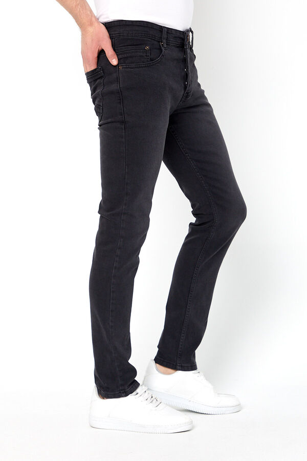 LYCRALI  SLIM DENIM PANTOLON PROTON-K5120-GRİ - 4