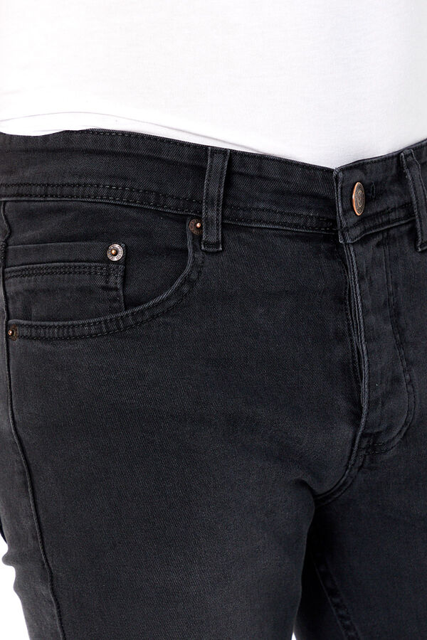 LYCRALI  SLIM DENIM PANTOLON PROTON-K5120-GRİ - 7