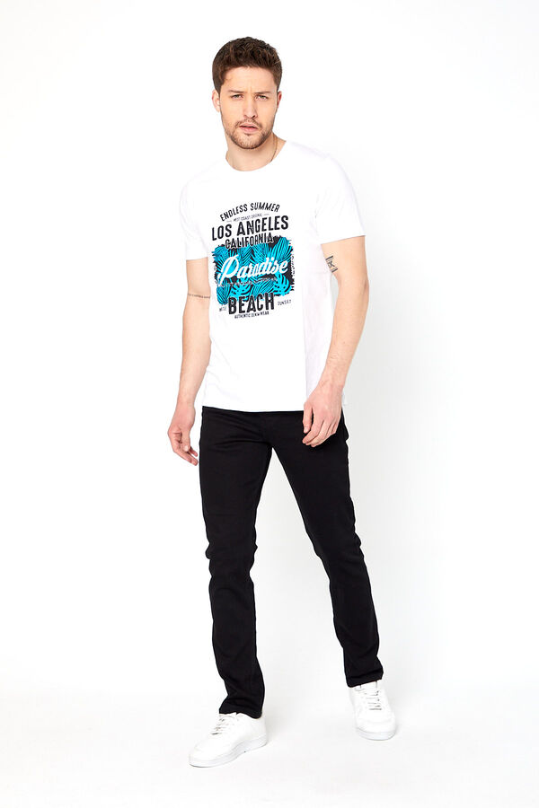 LYCRALI  SLIM DENIM PANTOLON PROTON-K5120-SİYAH - 1