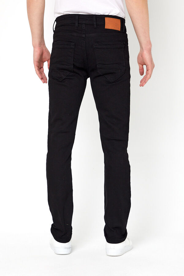 LYCRALI  SLIM DENIM PANTOLON PROTON-K5120-SİYAH - 5