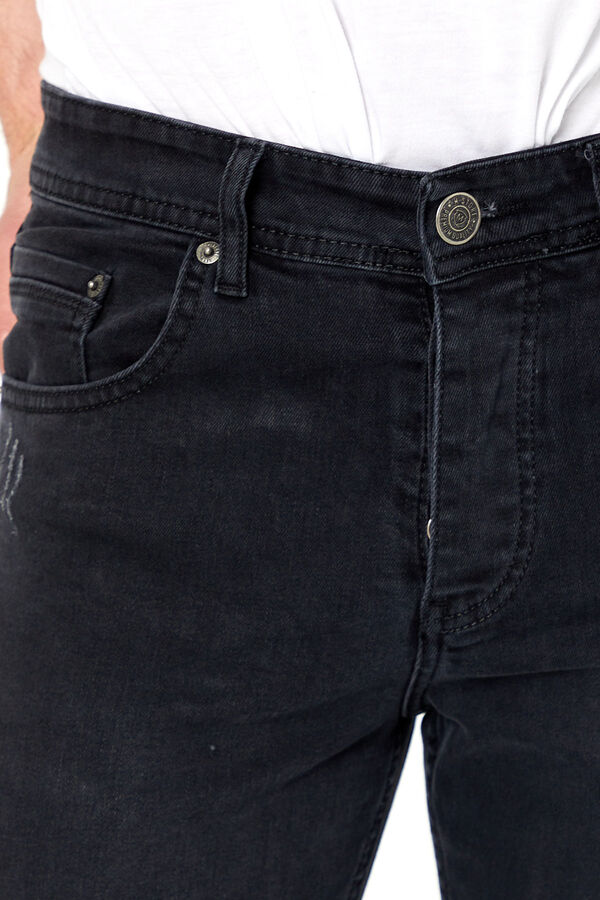 PANTOLON DENIM LCYRALI PROTON-K5004 DUGMELI-GRİ - 7