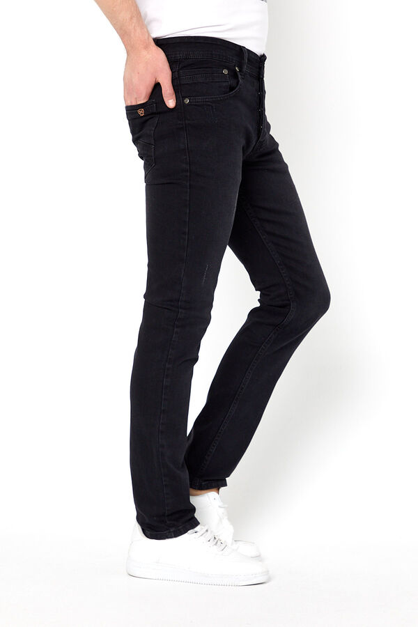 PANTOLON DENIM LCYRALI PROTON-K5004 DUGMELI-SİYAH - 4
