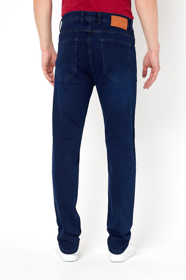 PANTOLON DENIM LIKRALI PROTON-K5128 SLIM FIT-MAVİ - 6
