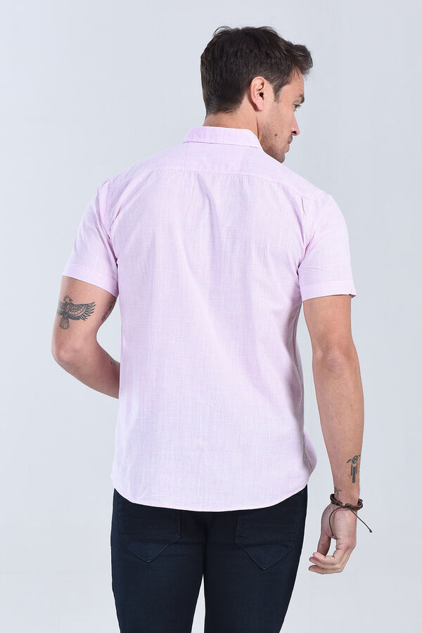 Erkek Pembe Gömlek - 5