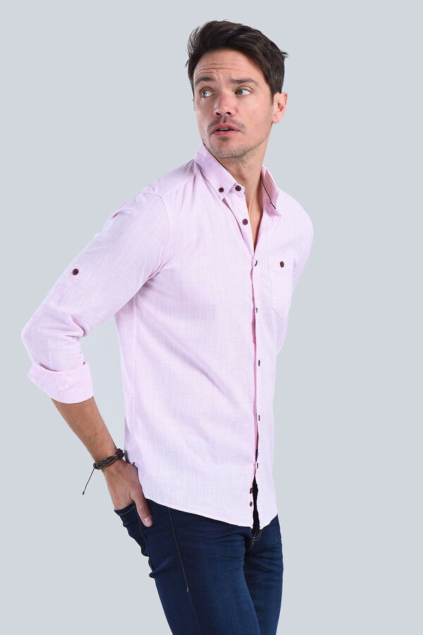 Erkek Pembe Gömlek - 2