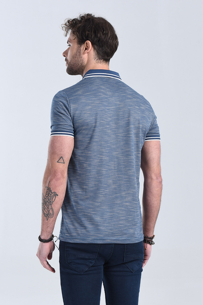 Erkek Petrol Polo Yaka Regular T-Shirt