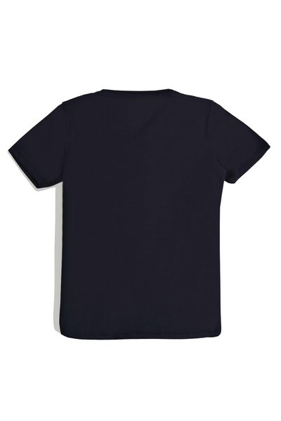 Erkek Siyah Bisiklet Yaka Regular T-Shirt