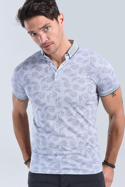 Erkek Siyah Polo Yaka Regular T-Shirt