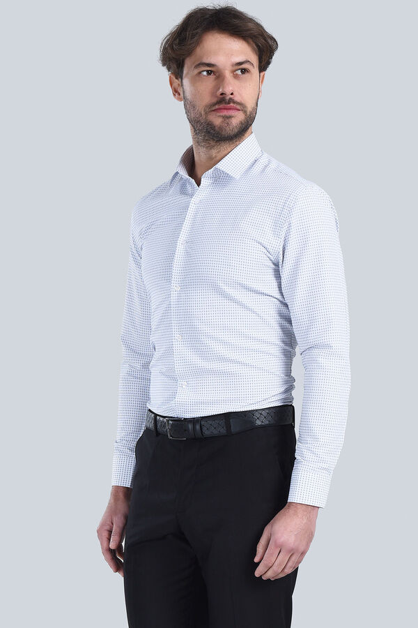 Erkek Siyah Slim Fit Gömlek - 1