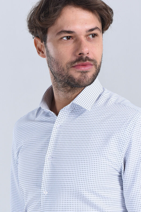 Erkek Siyah Slim Fit Gömlek - 3