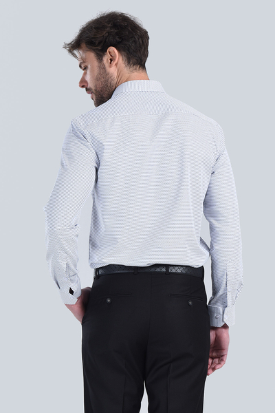M Store - Erkek Siyah Slim Fit Gömlek