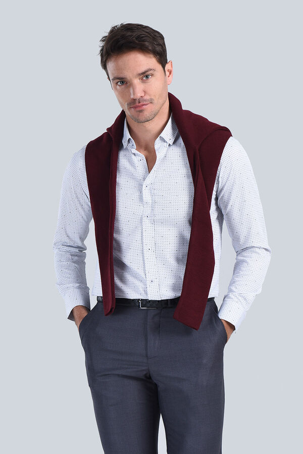 Erkek Siyah Slim Fit Gömlek - 4
