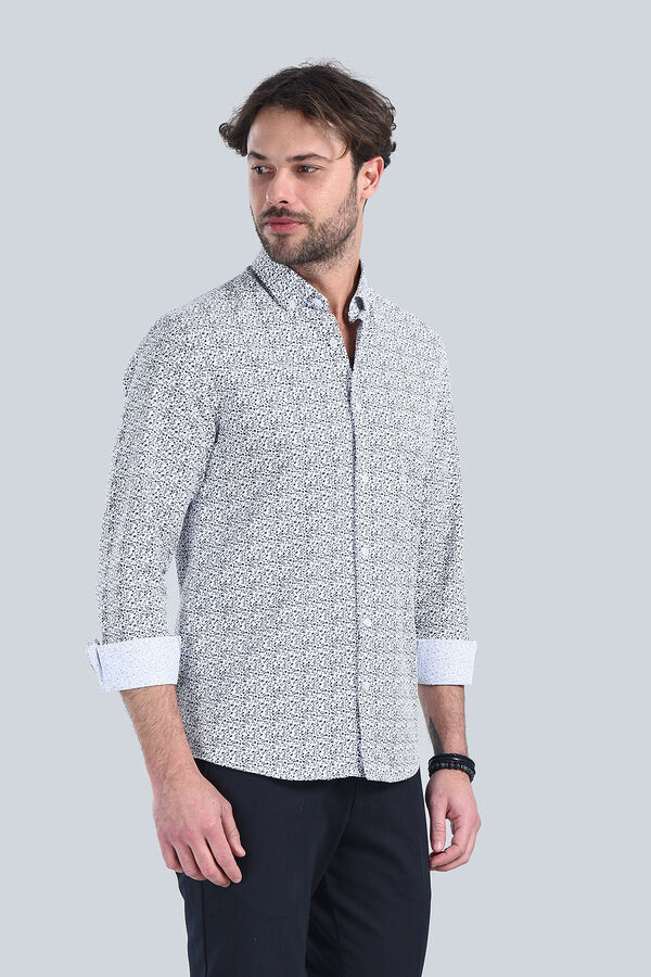 Erkek Siyah Slim Fit Gömlek - 4