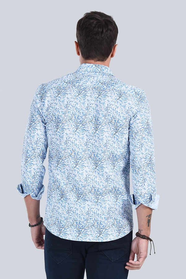Erkek Turkuaz Slim Fit Gömlek - 5